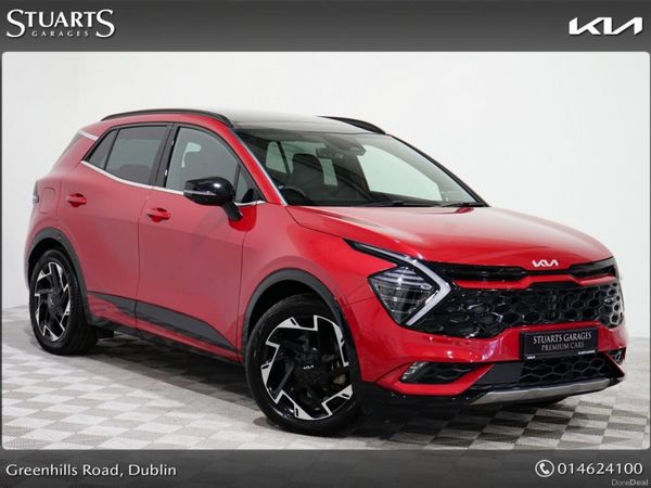 Kia Sportage Estate, Petrol Plug-in Hybrid, 2025, Red