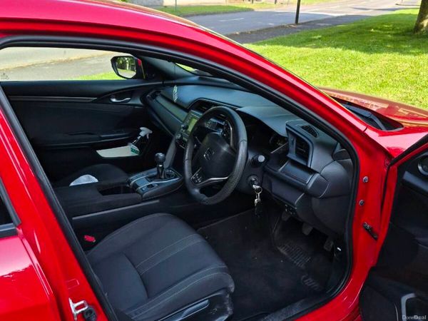 Honda Civic Hatchback, Petrol, 2018, Red