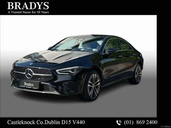 Mercedes-Benz CLA Saloon, Petrol Plug-in Hybrid, 2023, Black