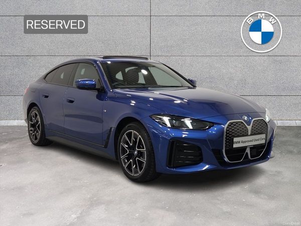 BMW i4 Saloon, Electric, 2025, Blue