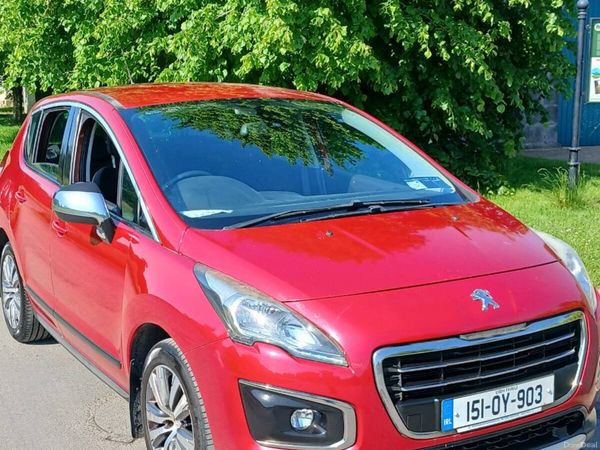 Peugeot 3008 SUV, Diesel, 2015, Red