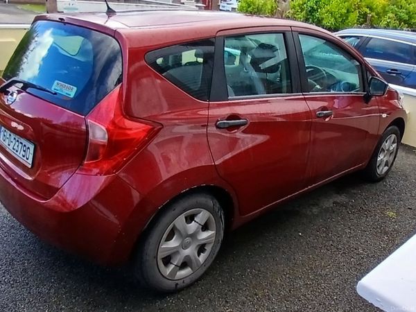 Nissan Note MPV, Petrol, 2016, Red