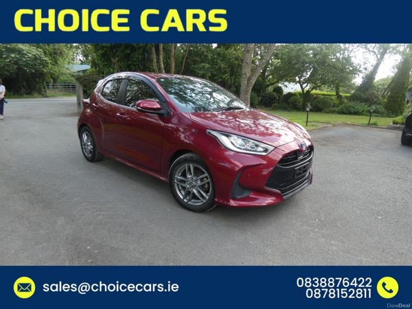 Toyota Yaris Hatchback, Petrol Hybrid, 2020, Red