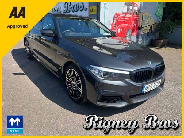 BMW 5-Series Saloon, Petrol Plug-in Hybrid, 2019, Grey