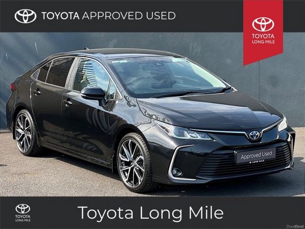 Toyota Corolla Saloon, Petrol Hybrid, 2022, Black