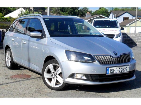 Skoda Fabia Estate, Petrol, 2015, Silver