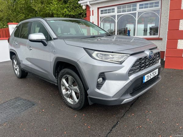 Toyota RAV4 SUV, Petrol Hybrid, 2021, Grey