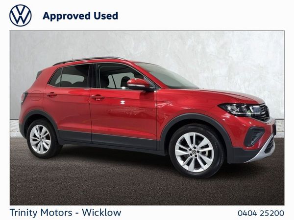 Volkswagen T-Cross SUV, Petrol, 2025, Red