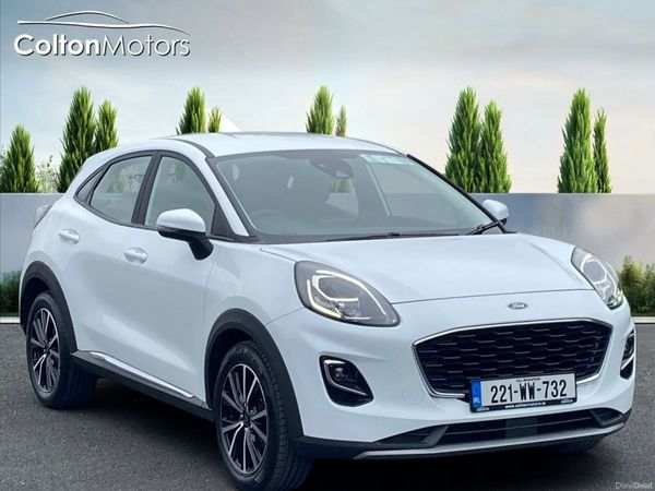 Ford Puma SUV, Petrol Hybrid, 2022, White