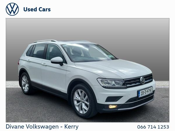 Volkswagen Tiguan SUV, Diesel, 2020, White