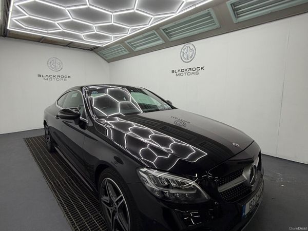 Mercedes-Benz C-Class Coupe, Petrol, 2019, Black