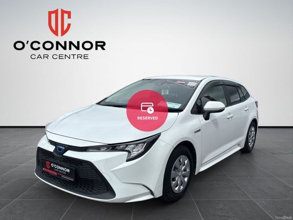 Toyota Corolla Estate, Petrol Hybrid, 2020, White