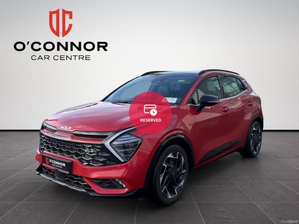 Kia Sportage MPV, Diesel Hybrid, 2023, Red