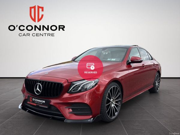 Mercedes-Benz E-Class Saloon, Diesel, 2019, Red