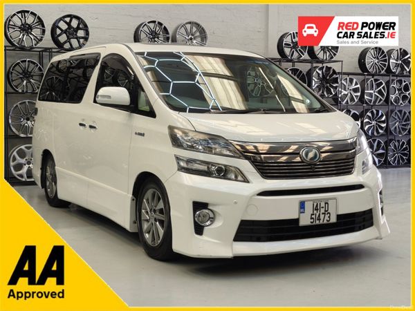 Toyota Vellfire Hatchback, Petrol Hybrid, 2014, White