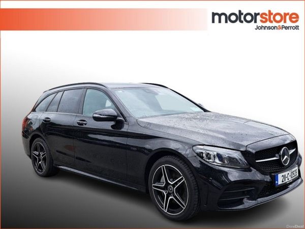 Mercedes-Benz C-Class Estate, Petrol Plug-in Hybrid, 2021, Black