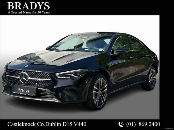 Mercedes-Benz CLA Saloon, Petrol Plug-in Hybrid, 2023, Black