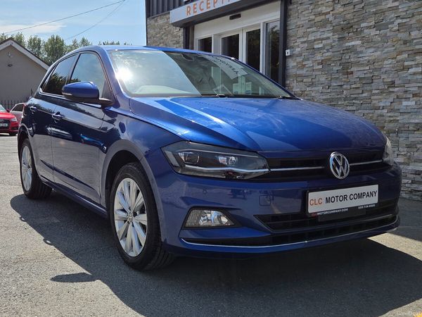 Volkswagen Polo Hatchback, Petrol, 2019, Blue