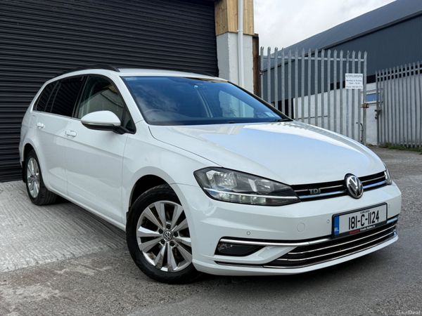 Volkswagen Golf Estate, Diesel, 2018, White