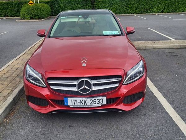 Mercedes-Benz C-Class Saloon, Diesel, 2017, Red