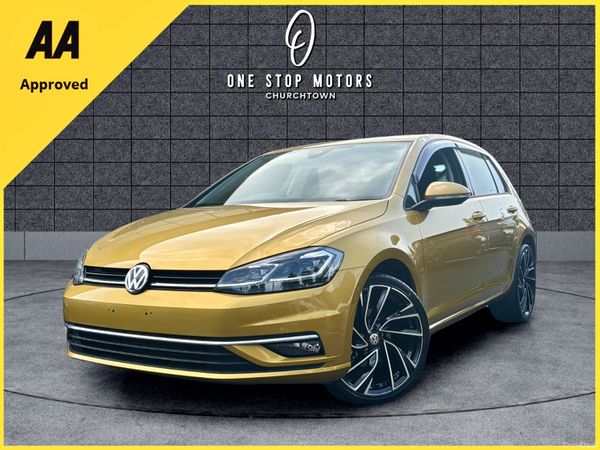 Volkswagen Golf Hatchback, Petrol, 2019, Gold