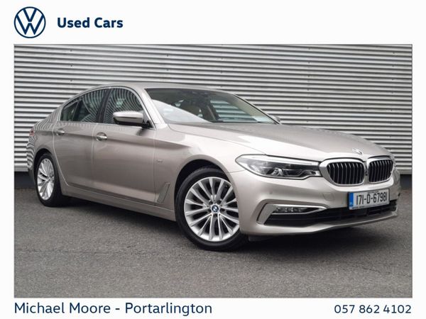 BMW 5-Series Saloon, Diesel, 2017, Beige