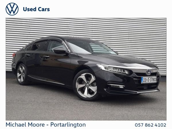 Honda Accord Saloon, Petrol Hybrid, 2021, Black