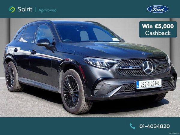 Mercedes-Benz GLC SUV, Petrol Plug-in Hybrid, 2025, Black