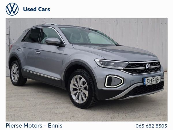 Volkswagen T-Roc SUV, Petrol, 2023, Silver