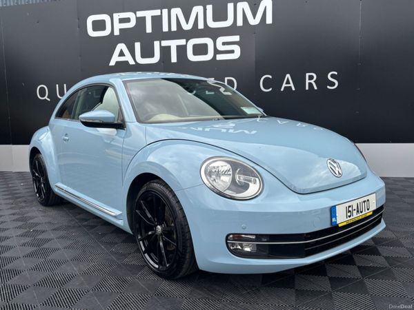 Volkswagen Beetle Hatchback, Petrol, 2015, Blue