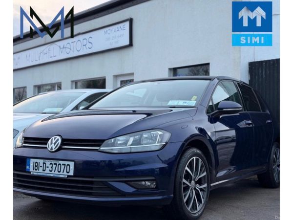 Volkswagen Golf Hatchback, Diesel, 2018, Blue