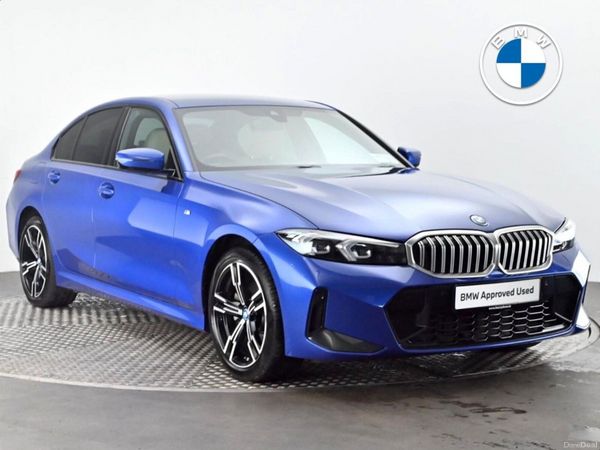 BMW 3-Series Saloon, Petrol Plug-in Hybrid, 2024, Blue