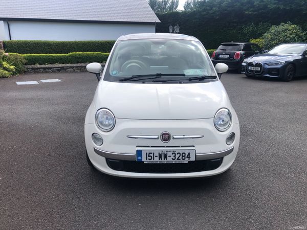 Fiat 500 Hatchback, Petrol, 2015, White