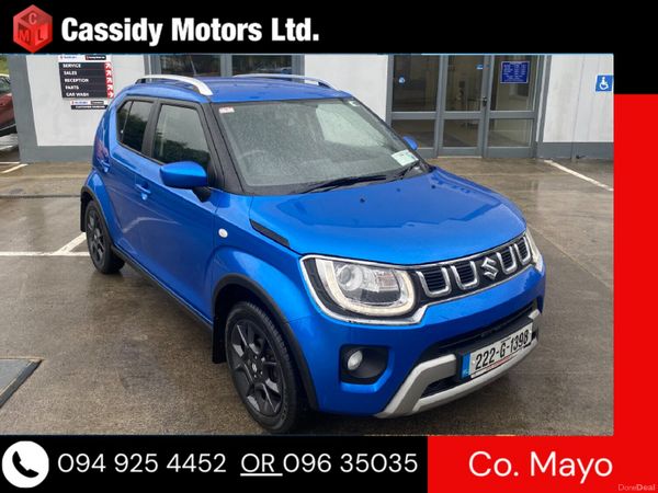 Suzuki Ignis Hatchback, Petrol Hybrid, 2022, Blue