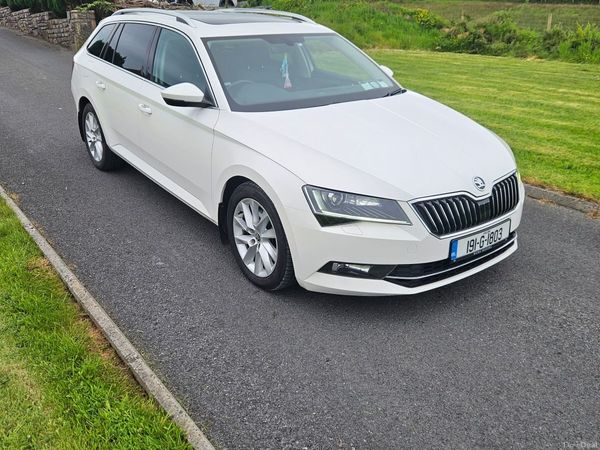 Skoda Superb Estate, Diesel, 2019, White
