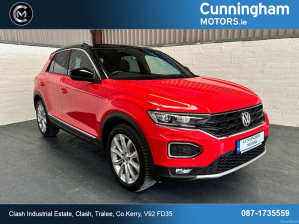 Volkswagen T-Roc Hatchback, Diesel, 2020, Red