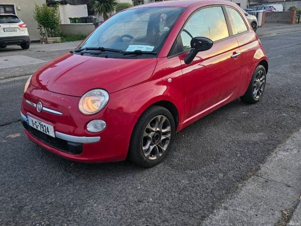Fiat 500 Hatchback, Petrol, 2011, Red