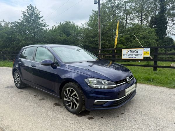 Volkswagen Golf Hatchback, Diesel, 2019, Blue