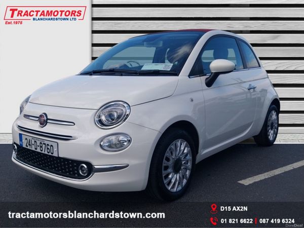 Fiat 500 Hatchback, Petrol, 2024, White