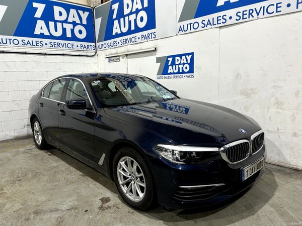 BMW 5-Series Saloon, Diesel, 2019, Blue