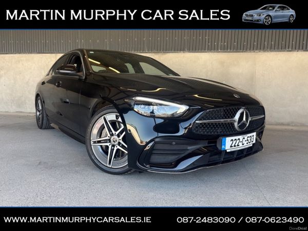 Mercedes-Benz C-Class Saloon, Diesel Hybrid, 2022, Black