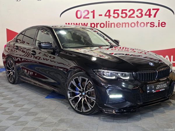 BMW 3-Series Saloon, Petrol Hybrid, 2021, Black