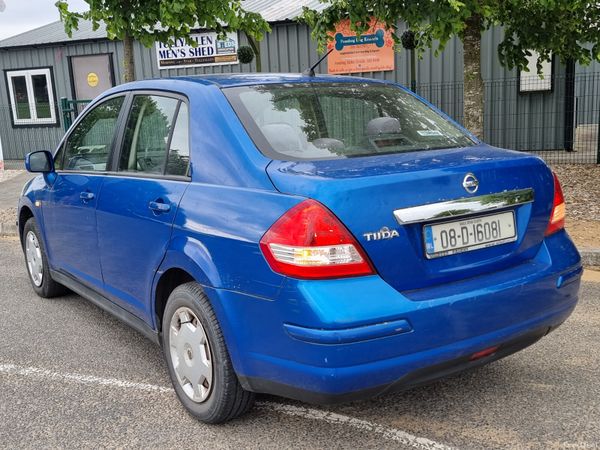 Nissan Tiida Saloon, Petrol, 2008, Blue