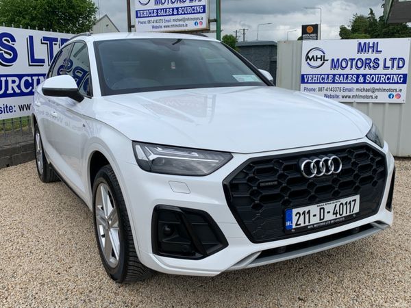 Audi Q5 SUV, Petrol Plug-in Hybrid, 2021, White