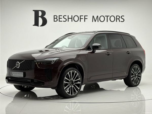 Volvo XC90 Estate, Petrol Plug-in Hybrid, 2025, Red