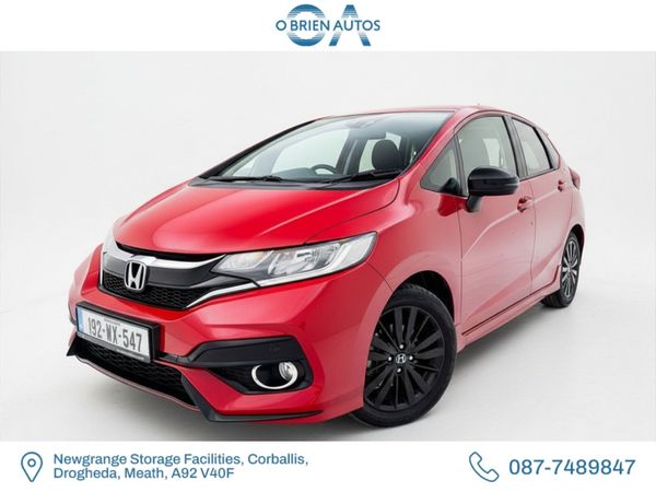 Honda Jazz Hatchback, Petrol, 2019, Red
