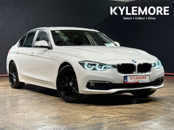 BMW 3-Series Saloon, Petrol Hybrid, 2017, White