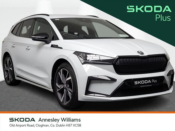 Skoda Enyaq Estate, Electric, 2023, White
