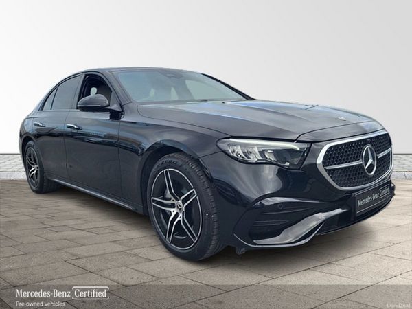 Mercedes-Benz E-Class Saloon, Diesel Plug-in Hybrid, 2026, Black