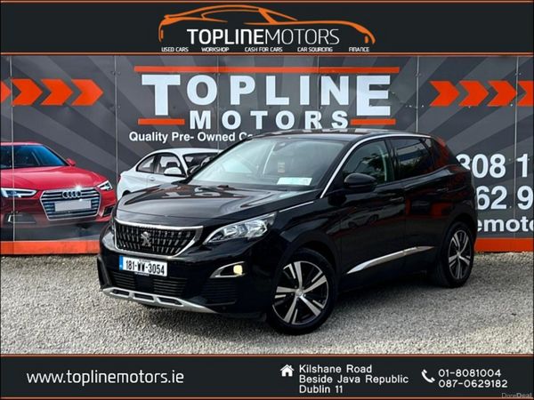 Peugeot 3008 Hatchback, Petrol, 2018, Black